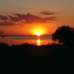 Lake Hefner Sunset in OKC