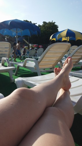 Relaxing at White Water Bay