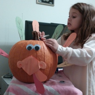 Thanksgiving turkey pumpkin